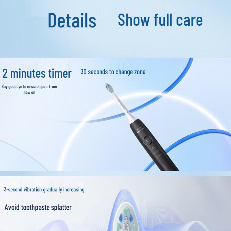 Philips S1 Sonic Electric Toothbrush CN plug (adapter included)
Philips S1 Sonic Electric Toothbrush CN plug (adapter included)