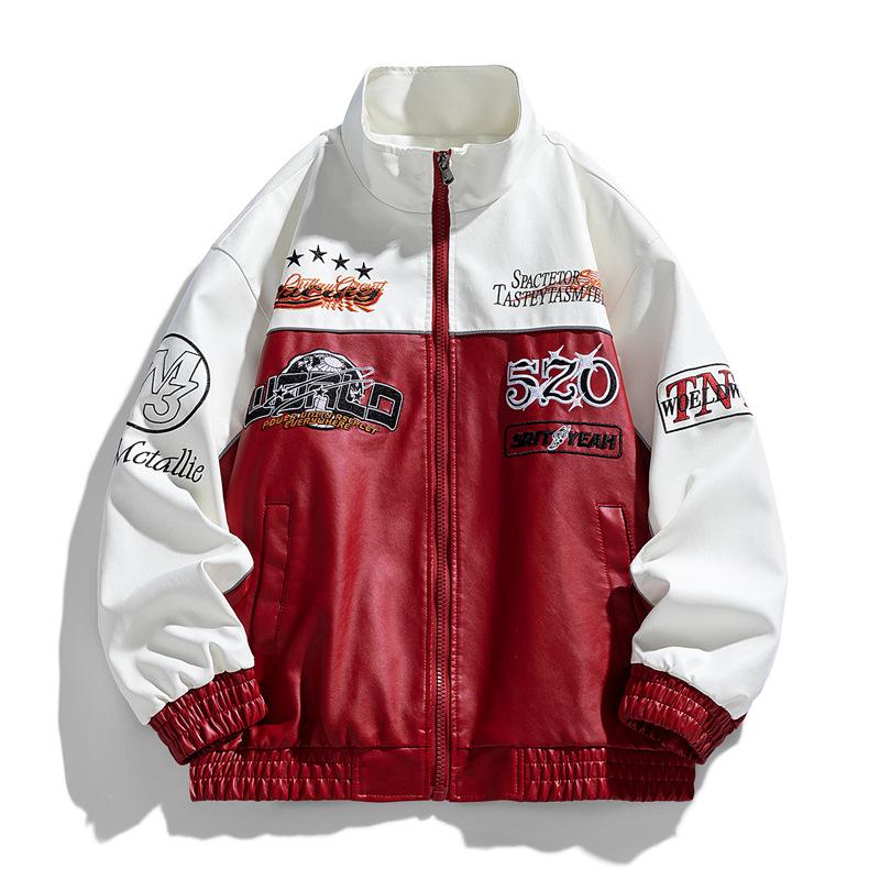 Красочная кожаная куртка Мужская кожаная куртка Мужское пальто Весна и Осень Универсальный мотоциклетный костюм M белый
Красочная кожаная куртка Мужская кожаная куртка Мужское пальто Весна и Осень Универсальный мотоциклетный костюм M белый