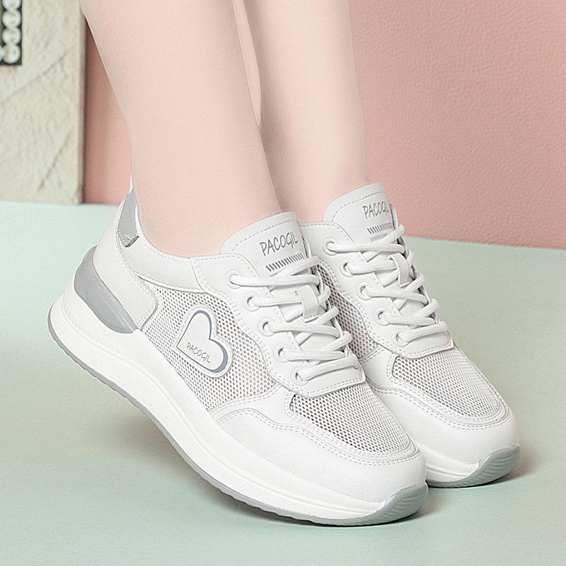 Soft Leather Shoes With Small Body Heightened Interior Summer New Thick Sole Mesh Breathable Sports And Casual Shoes Comfortable 36
Soft Leather Shoes With Small Body Heightened Interior Summer New Thick Sole Mesh Breathable Sports And Casual Shoes Comfortable 36