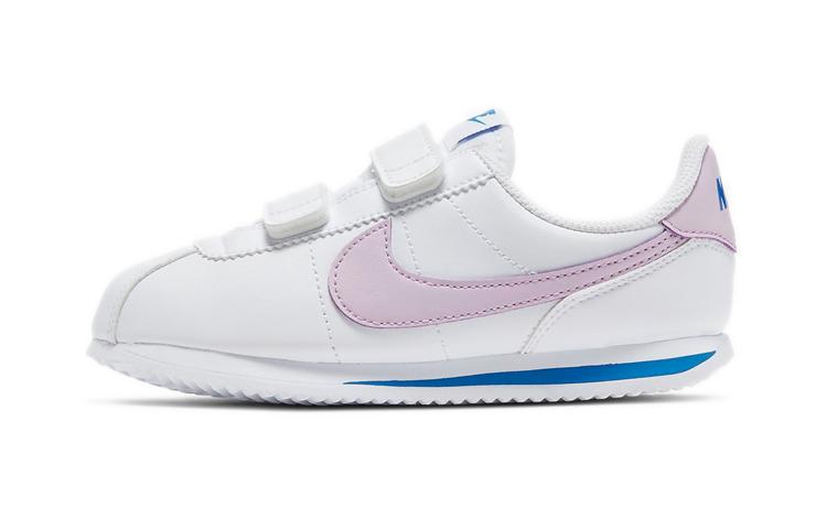Nike Cortez Basic Sl Hook and loop Lightweight Low top Kids Running Shoes White Pink Children Aged 3 7 Years Old 904767-108 31
Nike Cortez Basic Sl Hook and loop Lightweight Low top Kids Running Shoes White Pink Children Aged 3 7 Years Old 904767-108 31