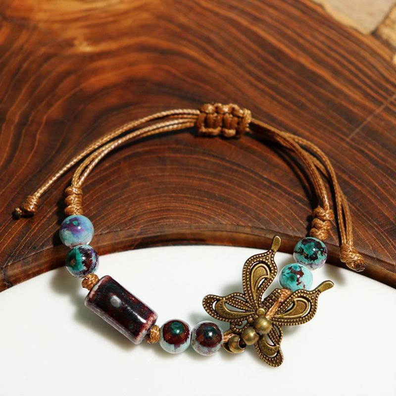 Керамический браслет ручной работы с листьями подсолнечника, регулируемые украшения в стиле бохо для женщин, винтажный этнический подарок A19
Керамический браслет ручной работы с листьями подсолнечника, регулируемые украшения в стиле бохо для женщин, винтажный этнический подарок A19