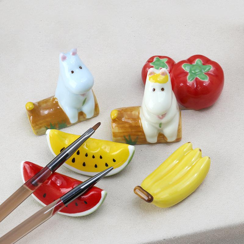 Nail Art Brush Rack Shelf Organizer Ceramic Pen Rest Stand Display Holder Accessory Manicure Tools For Salon At Home Supplies
Nail Art Brush Rack Shelf Organizer Ceramic Pen Rest Stand Display Holder Accessory Manicure Tools For Salon At Home Supplies
