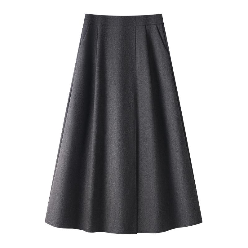 Women s Gray Pleated A-Line Midi Skirt - 2024 Fall/Winter, Elastic Waist, Slimming Fit M
Women s Gray Pleated A-Line Midi Skirt - 2024 Fall/Winter, Elastic Waist, Slimming Fit M
