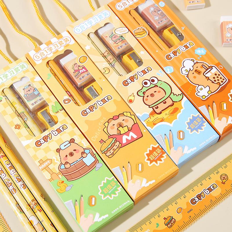 2 Набора Милый Мультяшный Капибара Карандаш Канцелярский Набор Каваи 5 Шт./Набор Ластик Точилка для Карандашей Детские Студенческие Канцелярские Принадлежности 2Set
2 Набора Милый Мультяшный Капибара Карандаш Канцелярский Набор Каваи 5 Шт./Набор Ластик Точилка для Карандашей Детские Студенческие Канцелярские Принадлежности 2Set