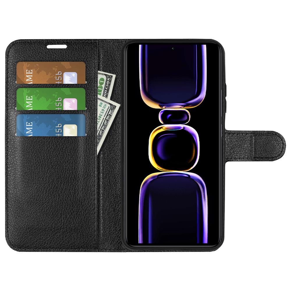 Smartphone Case For Xiaomi Poco F5 Pro 5G/Redmi K60 Pro 5G/K60 5G Litchi Texture PU Leather Wallet Shockproof Phone Cover Black
Smartphone Case For Xiaomi Poco F5 Pro 5G/Redmi K60 Pro 5G/K60 5G Litchi Texture PU Leather Wallet Shockproof Phone Cover Black