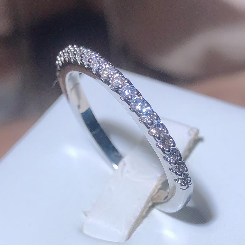 925 Stamp Slim Women s Ring Full of Small Diamand Cubic Zirconia Stone Wedding Engagement Trendy Jewelry Accessory 9 білий
925 Stamp Slim Women s Ring Full of Small Diamand Cubic Zirconia Stone Wedding Engagement Trendy Jewelry Accessory 9 білий