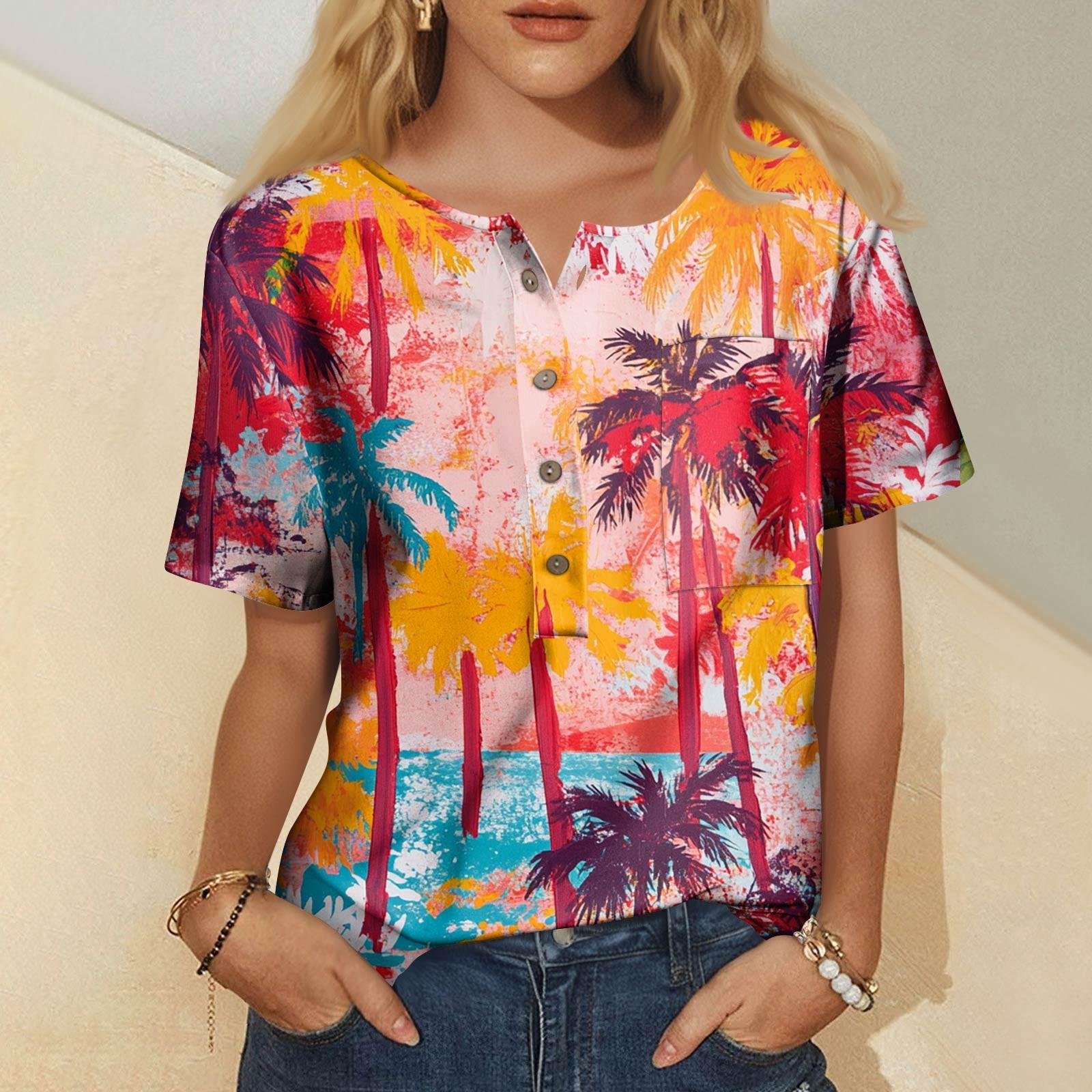 Women s Fashion Casual Short Sleeve Print Round Neck Pullover Top Blouse XXL гарячі рожевого кольору
Women s Fashion Casual Short Sleeve Print Round Neck Pullover Top Blouse XXL гарячі рожевого кольору