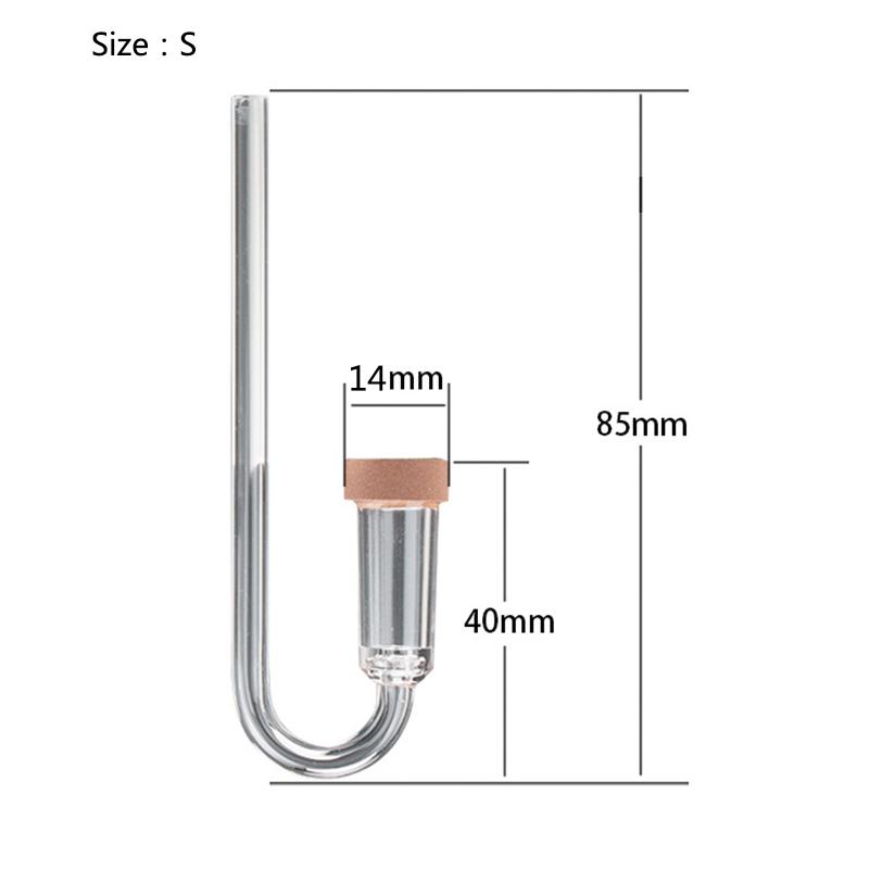 1Pcs Transparent Acrylic Aquarium CO2 System Diffuser U-tubes Mini Diffuser CO2 Refiner Regulator with Ceramic Disc Suction Cups
1Pcs Transparent Acrylic Aquarium CO2 System Diffuser U-tubes Mini Diffuser CO2 Refiner Regulator with Ceramic Disc Suction Cups