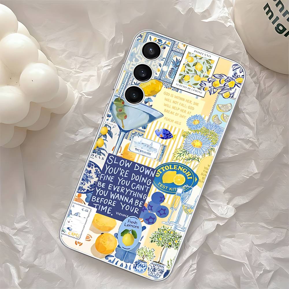 Seaside Scenery Wine Lemon Phone Case For Samsung Galaxy A52 A12 A51 S21 Edge S22ULTRA S23 S24 S20LITE Plus Ultra Transparent Co S235G
Seaside Scenery Wine Lemon Phone Case For Samsung Galaxy A52 A12 A51 S21 Edge S22ULTRA S23 S24 S20LITE Plus Ultra Transparent Co S235G