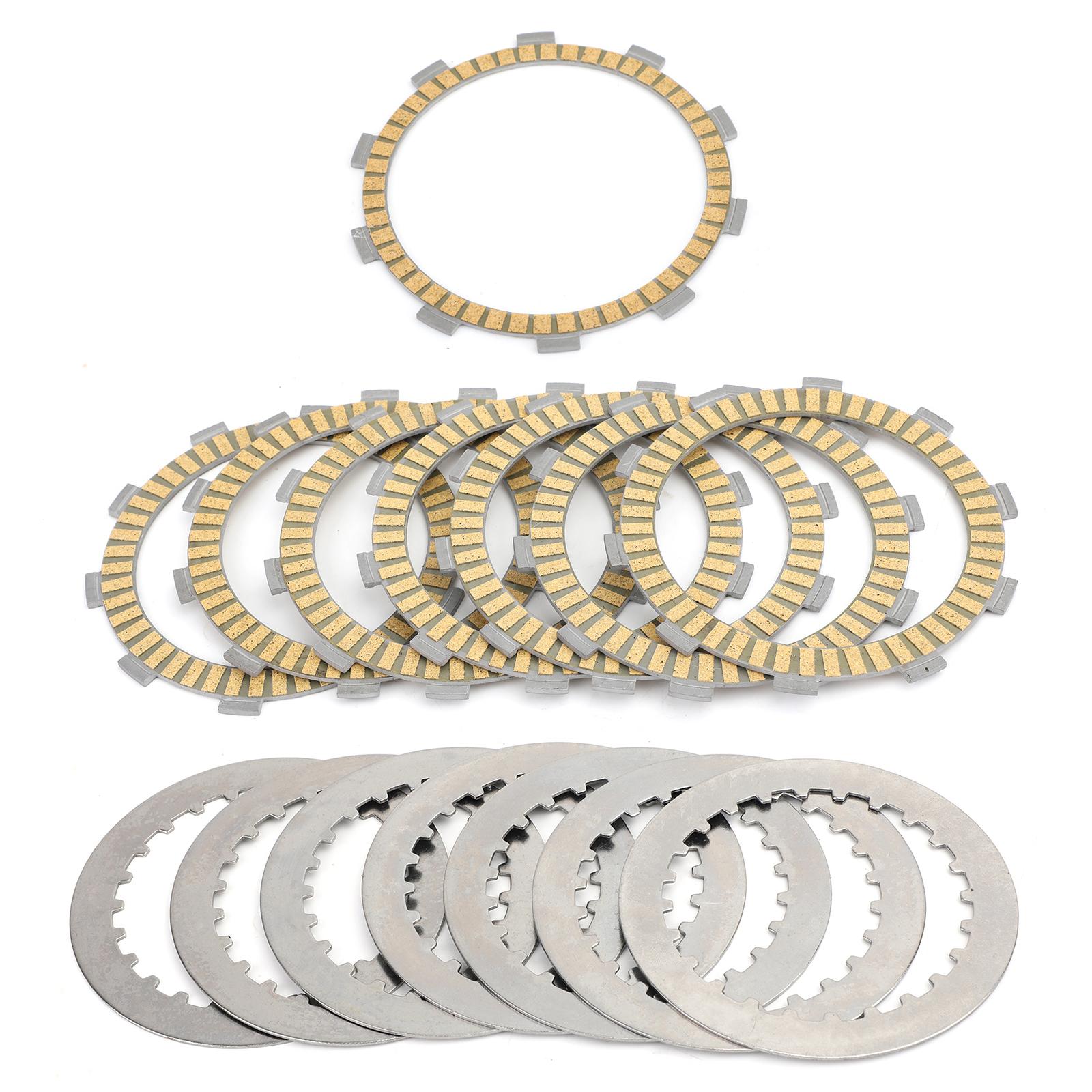 Комплект сцепления Железные фрикционные диски для Honda NTV NT XL XRV VT 650 700 1988-2014
Комплект сцепления Железные фрикционные диски для Honda NTV NT XL XRV VT 650 700 1988-2014