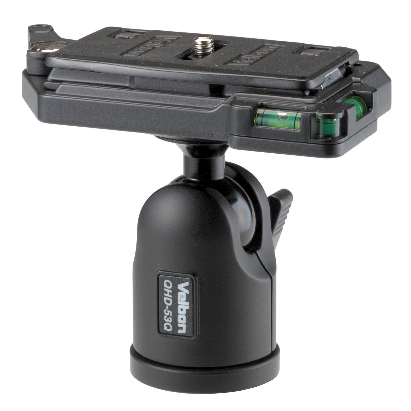 Velbon Aluminum Ball Head with 44mm Base Diameter and Quick Shoe Product 471826 QHD-53Q Medium-Sized Mount, Number чорний
Velbon Aluminum Ball Head with 44mm Base Diameter and Quick Shoe Product 471826 QHD-53Q Medium-Sized Mount, Number чорний