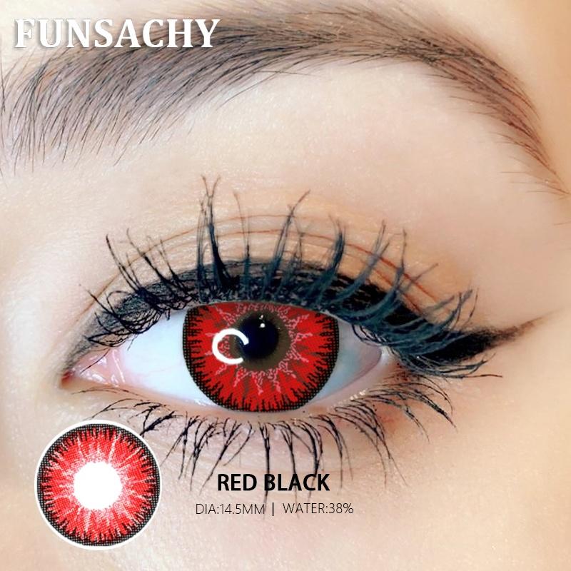FUNSACHY 1 пара горячих косплей контактных линз на Хэллоуин, цветные, сумасшедшие, слепые, черные линзы, белые линзы для аниме косплея, для макияжа глаз, годовые
FUNSACHY 1 пара горячих косплей контактных линз на Хэллоуин, цветные, сумасшедшие, слепые, черные линзы, белые линзы для аниме косплея, для макияжа глаз, годовые