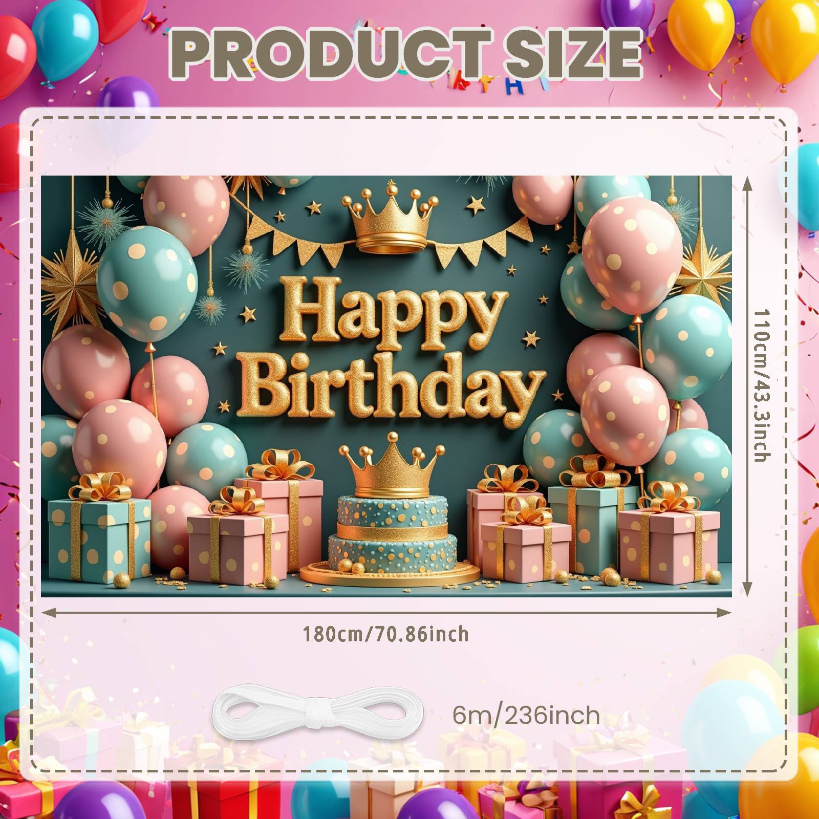 Royal Birthday Banner Gold Black Theme Luxury Birthday Banner Celebration Background Star Accents Banner For Birthday Party
Royal Birthday Banner Gold Black Theme Luxury Birthday Banner Celebration Background Star Accents Banner For Birthday Party