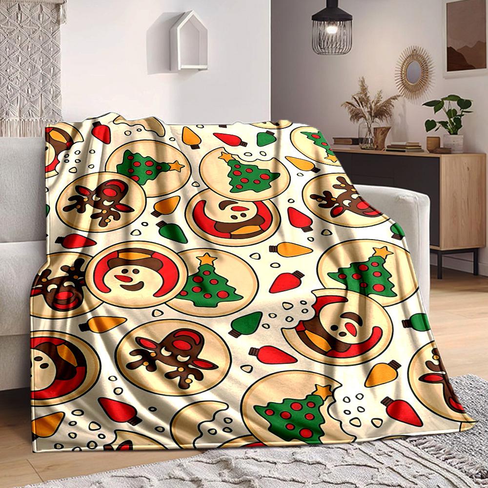 1pc Christmas Cookies Blanket Warm, Cozy, And Soft, Suitable for Sofas, Beds, Cars, And Office Use.Perfect for Camping And Travel, Making It a Great G 100x150cm
1pc Christmas Cookies Blanket Warm, Cozy, And Soft, Suitable for Sofas, Beds, Cars, And Office Use.Perfect for Camping And Travel, Making It a Great G 100x150cm