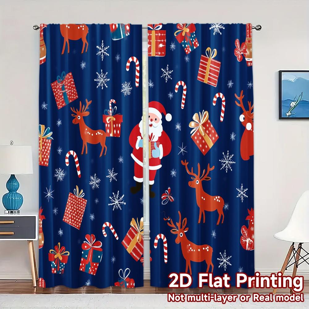 2 шт., Шторы Рождественские Милые Санты Подарки (3) Принт Современные шторы Универсальные Прочные Полиэстеровые шторы Универсальные Все 52.50×116.00 CM 2pcs
2 шт., Шторы Рождественские Милые Санты Подарки (3) Принт Современные шторы Универсальные Прочные Полиэстеровые шторы Универсальные Все 52.50×116.00 CM 2pcs