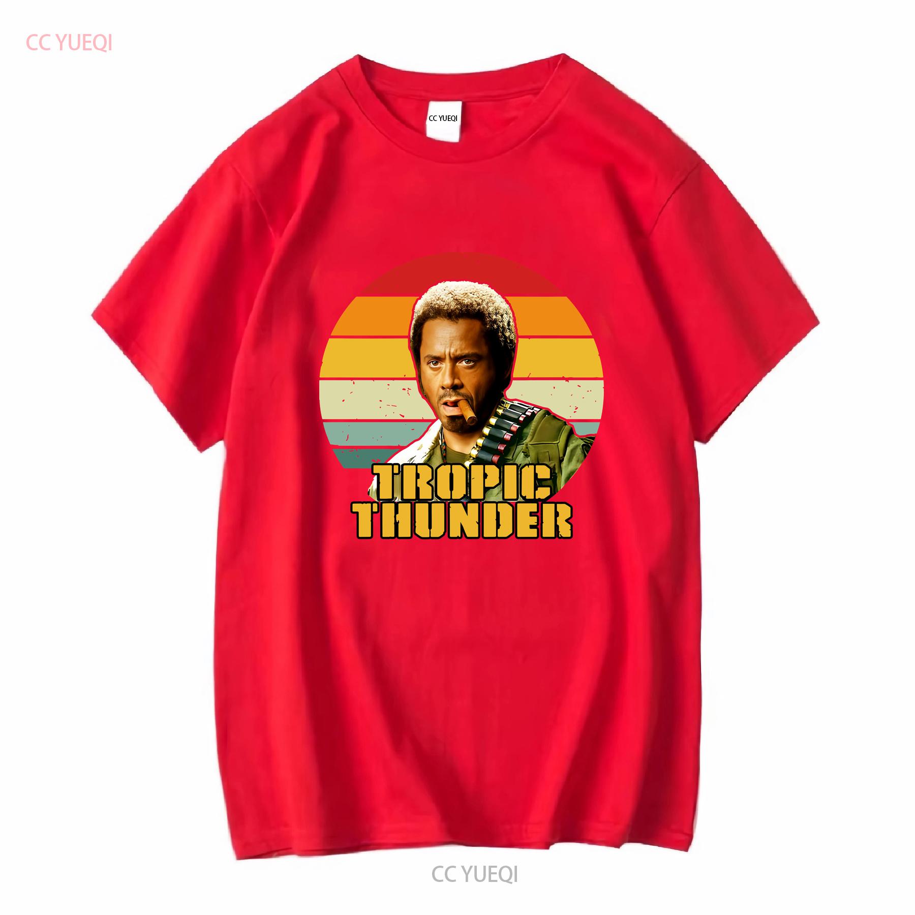 Tropic Thunder Vintage Movie Soldier T Shirt Tugg Speedman Kirk Lazarus Retro long or short sleeves vintage Washed Stylish S
Tropic Thunder Vintage Movie Soldier T Shirt Tugg Speedman Kirk Lazarus Retro long or short sleeves vintage Washed Stylish S