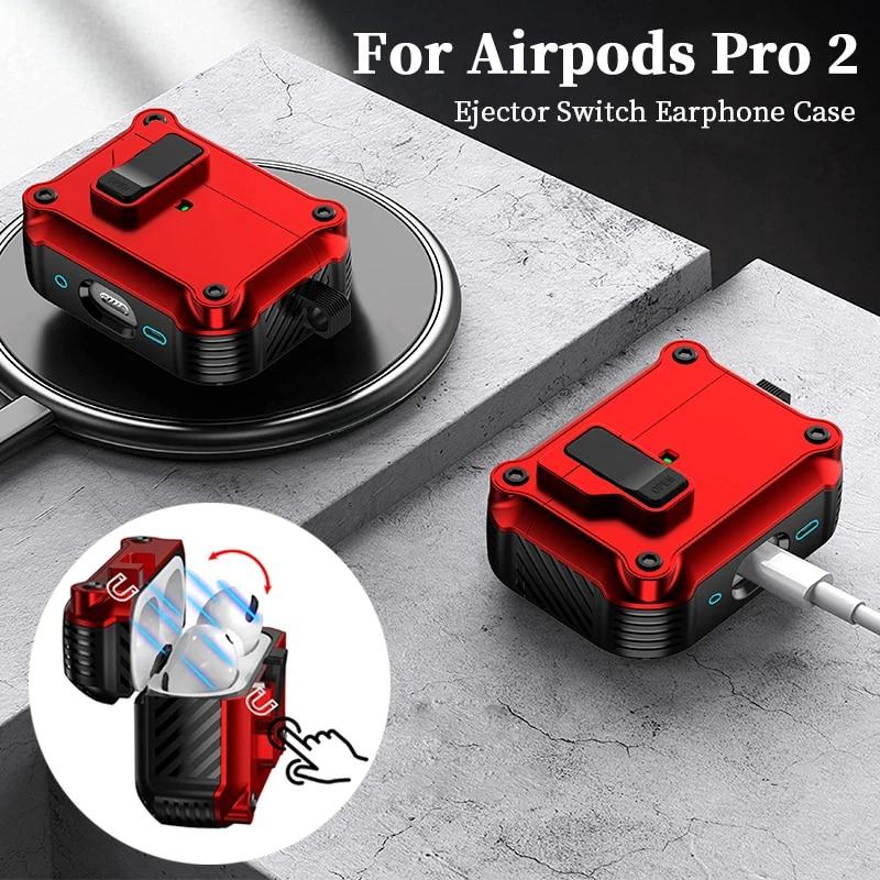 Магнитный чехол для наушников с автоматическим переключателем для Airpods Pro 2, противоударный чехол для наушников с беспроводной зарядкой для Air Pod Pro 2 3, чехлы
Магнитный чехол для наушников с автоматическим переключателем для Airpods Pro 2, противоударный чехол для наушников с беспроводной зарядкой для Air Pod Pro 2 3, чехлы