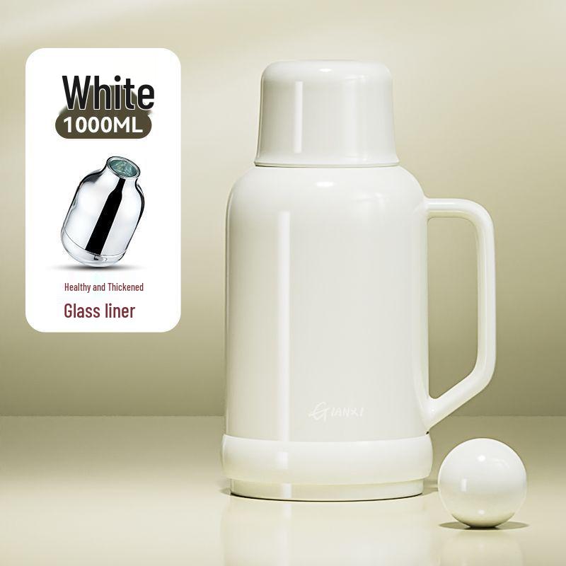 Large Capacity Thermos Flask with Glass Liner for Home and Dorm Use
Large Capacity Thermos Flask with Glass Liner for Home and Dorm Use