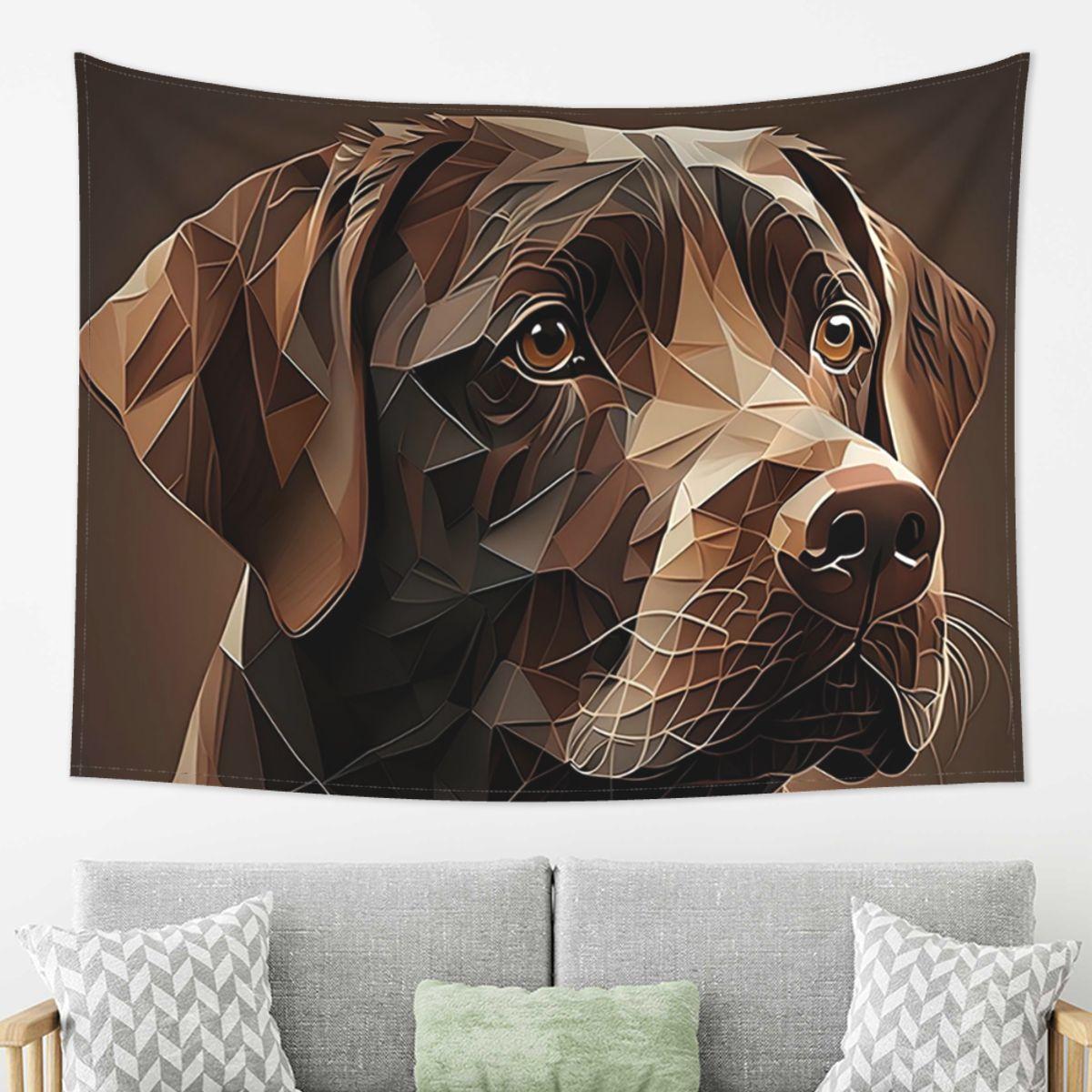 Geometric Choco A Chocolate Labrador Artwork Tapestry Wall Hanging Aesthetic Home Decor Tapestries for Living Room Bedroom 74x94cm(29x37in)
Geometric Choco A Chocolate Labrador Artwork Tapestry Wall Hanging Aesthetic Home Decor Tapestries for Living Room Bedroom 74x94cm(29x37in)