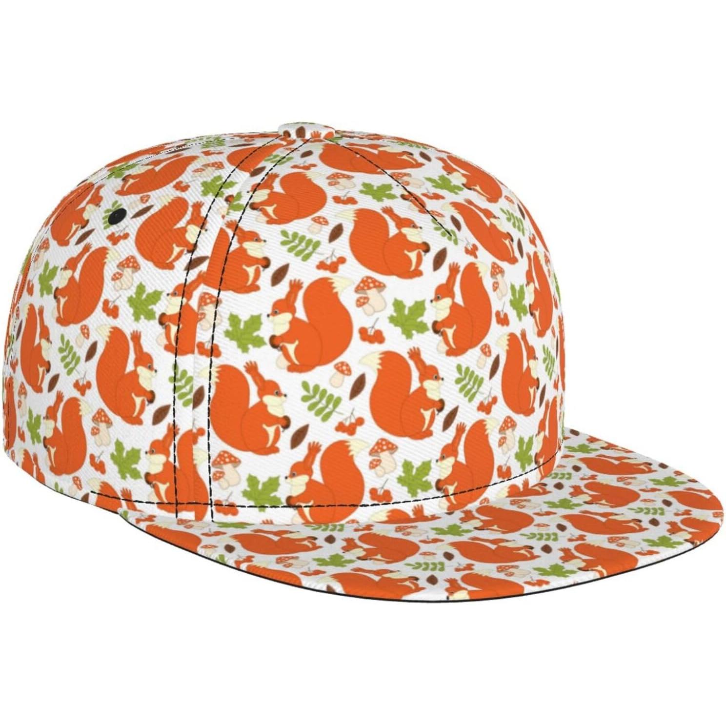 Squirrel and Mushroom Baseball Cap for Men Women Adjustable Trucker Hat Snapback Sun Dad Cap Lightweight Unisex for Summer One Size
Squirrel and Mushroom Baseball Cap for Men Women Adjustable Trucker Hat Snapback Sun Dad Cap Lightweight Unisex for Summer One Size
