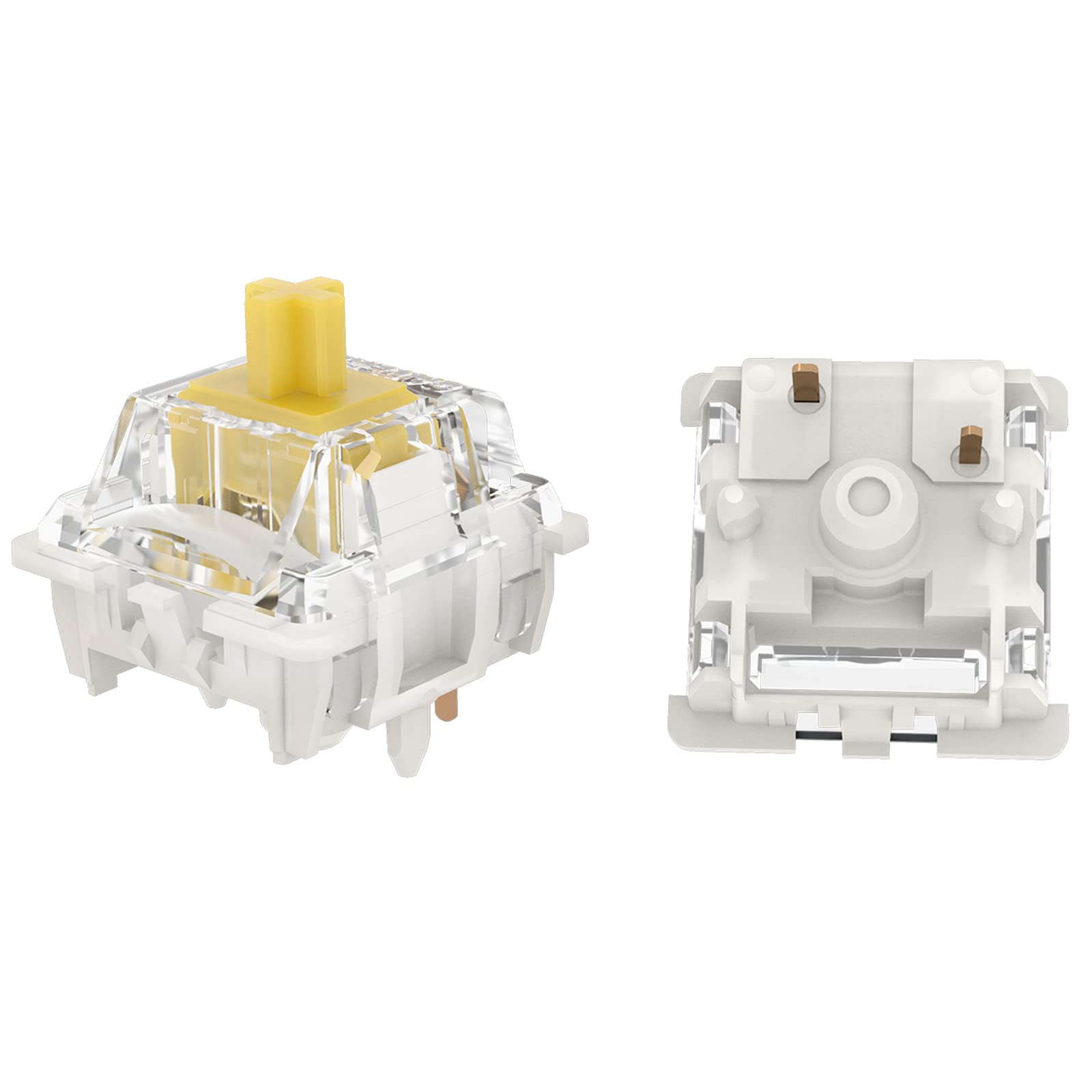 GATERON G Pro Yellow RGB Linear for Gaming Mechanical Keyboards 3.0 Switches, Pre-Lubricated, 5-Pin (Yellow, 35-Pack)
GATERON G Pro Yellow RGB Linear for Gaming Mechanical Keyboards 3.0 Switches, Pre-Lubricated, 5-Pin (Yellow, 35-Pack)