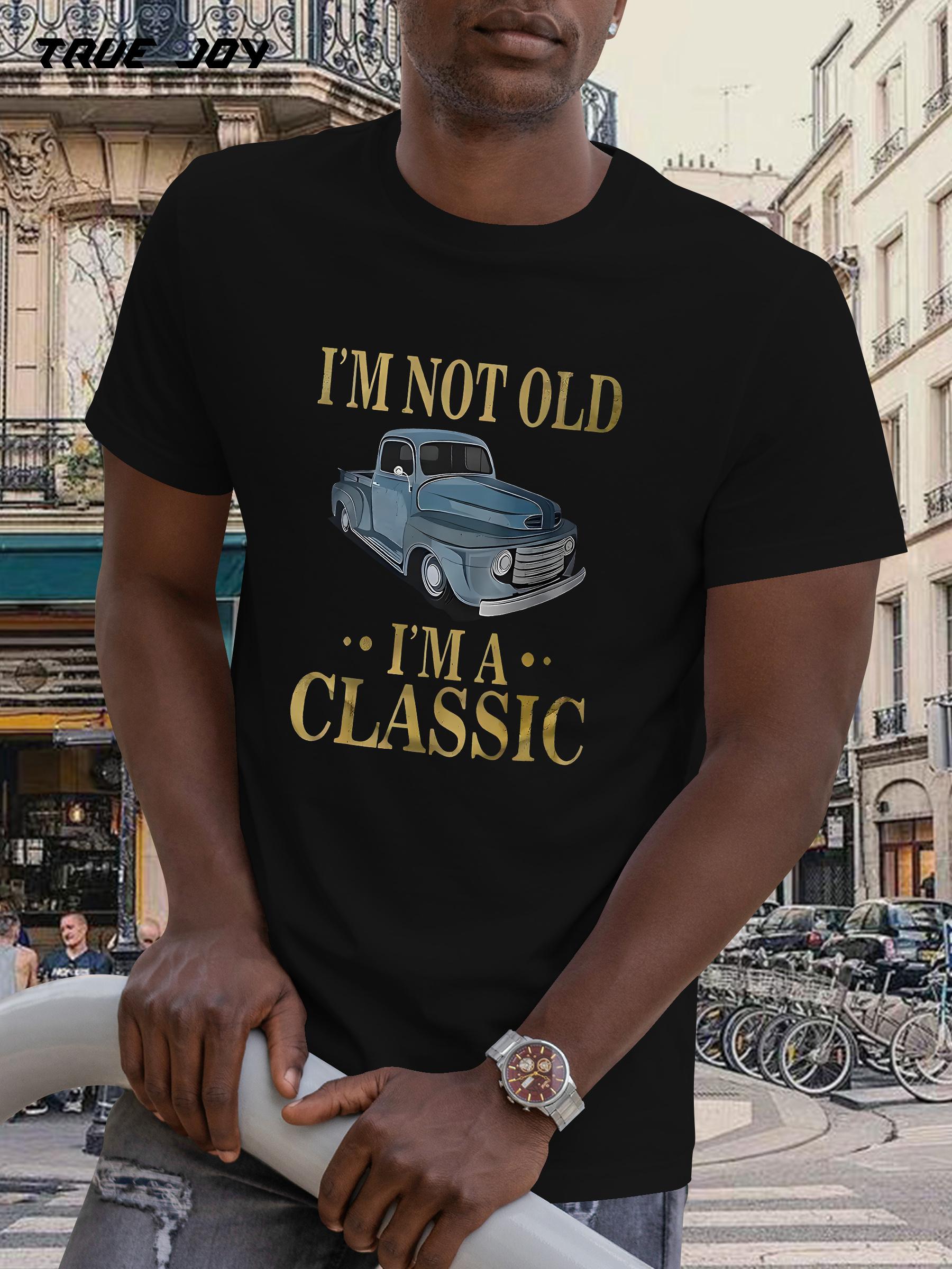 Vintage I m Not Old I m A Classic Retro Car Graphic T-shirt - 100% Polyester Lightweight 180gsm XL
Vintage I m Not Old I m A Classic Retro Car Graphic T-shirt - 100% Polyester Lightweight 180gsm XL