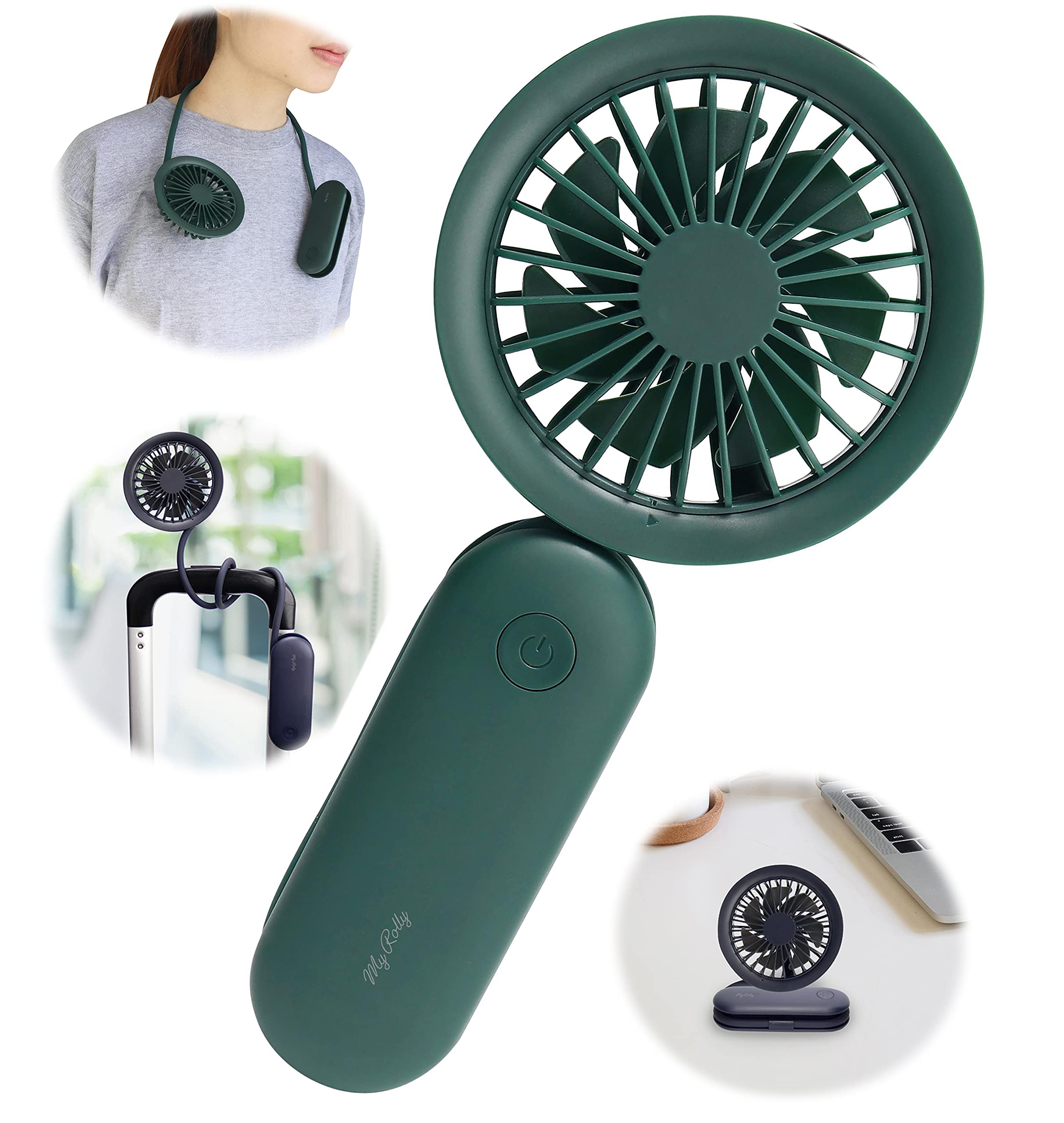 Macross Smart Handheld Fan My Rolly Green (4-way Handheld, Tabletop, Wired, Neck-Mounted) MES-52DG зелений
Macross Smart Handheld Fan My Rolly Green (4-way Handheld, Tabletop, Wired, Neck-Mounted) MES-52DG зелений