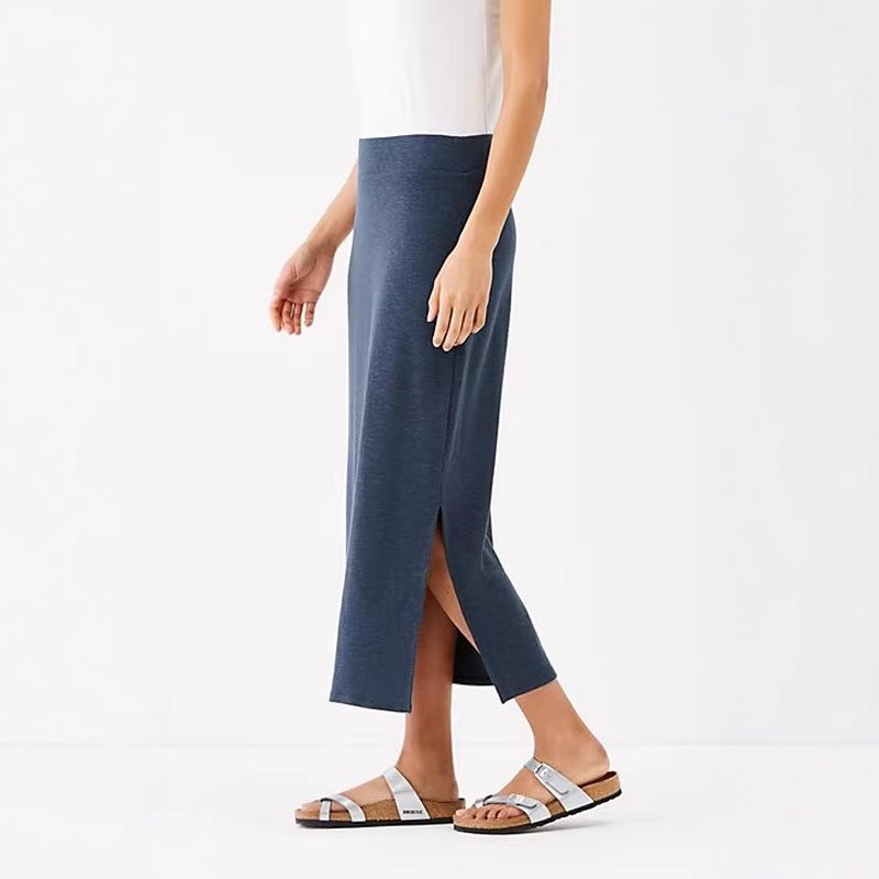 Юбка средней длины для полных девушек, повседневная, джинсово-синяя, льняная Cowboy Blue MP
Юбка средней длины для полных девушек, повседневная, джинсово-синяя, льняная Cowboy Blue MP