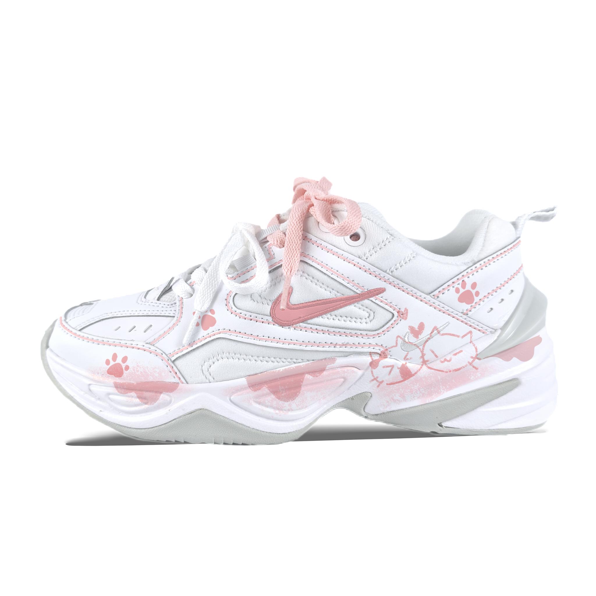 Nike M2K Tekno Line Meow Pink Abrasion Resistant Breathable Low top Chunky Sneakers Women s White AO3108-100(team352-) 38.5
Nike M2K Tekno Line Meow Pink Abrasion Resistant Breathable Low top Chunky Sneakers Women s White AO3108-100(team352-) 38.5