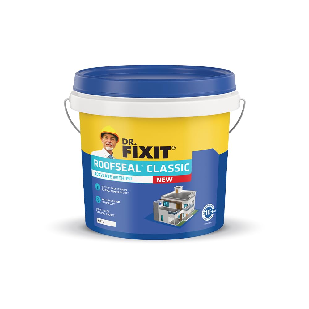 DR. FIXIT Roofseal Classic New 1 л Гидроизоляционное средство для крыш, террас, домов, Покрытие, заполняющее трещины, Гарантия 10 лет
DR. FIXIT Roofseal Classic New 1 л Гидроизоляционное средство для крыш, террас, домов, Покрытие, заполняющее трещины, Гарантия 10 лет