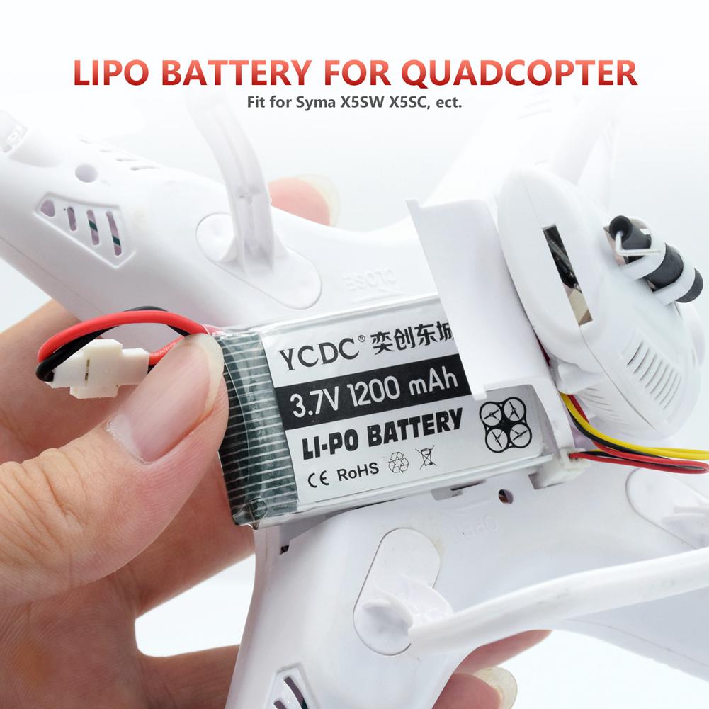3.7V 1200mAh квадрокоптер 1S Запасные Li-Po Батарея Набор для SYMA X5SC X5SW Наружная запись
3.7V 1200mAh квадрокоптер 1S Запасные Li-Po Батарея Набор для SYMA X5SC X5SW Наружная запись