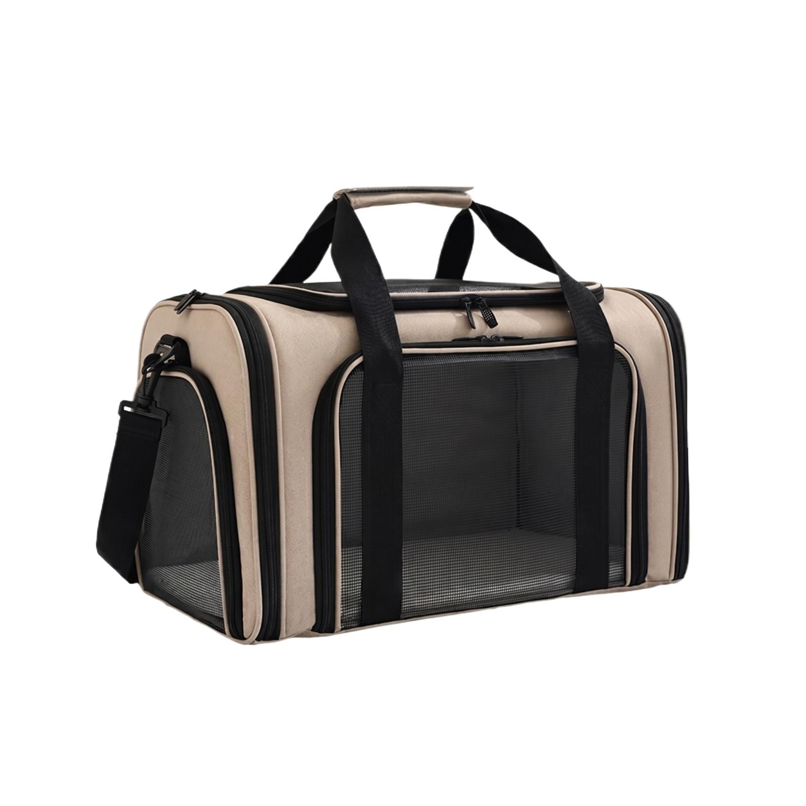 Foldable Pet Carrier Large Capacity Breathable Dog Cat Bag Portable Soft Sided Travel Tote with Mesh Windows and Adjustable Shoulder Strap one size кавовий
Foldable Pet Carrier Large Capacity Breathable Dog Cat Bag Portable Soft Sided Travel Tote with Mesh Windows and Adjustable Shoulder Strap one size кавовий
