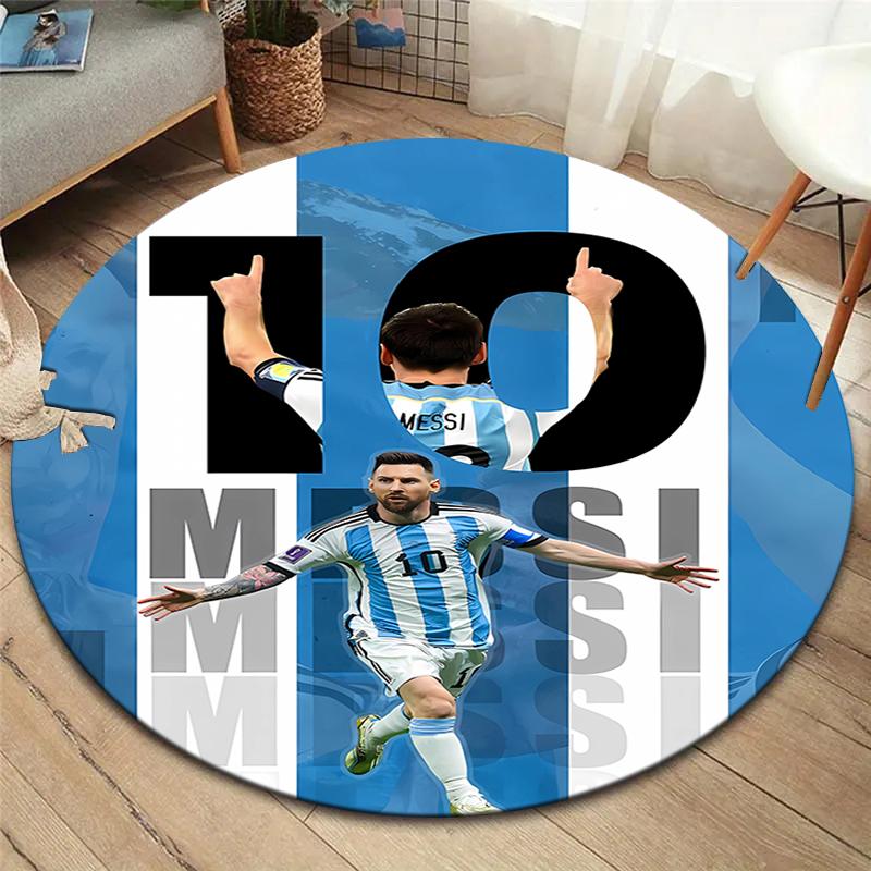 Messi Round Area Rug,Carpet Rug for Living Room Bedroom Sofa Playroom Decor,Non-slip Floor Mat 100cmx100cm
Messi Round Area Rug,Carpet Rug for Living Room Bedroom Sofa Playroom Decor,Non-slip Floor Mat 100cmx100cm