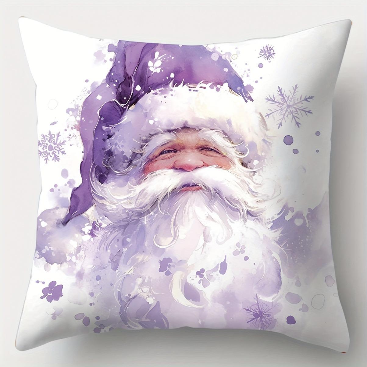 Рождественское украшение наволочка подарок Фиолетовый Санта-Клаус Снеговик наволочка гостиная диван подушка люкс комната украшение дома 40x40cm
Рождественское украшение наволочка подарок Фиолетовый Санта-Клаус Снеговик наволочка гостиная диван подушка люкс комната украшение дома 40x40cm