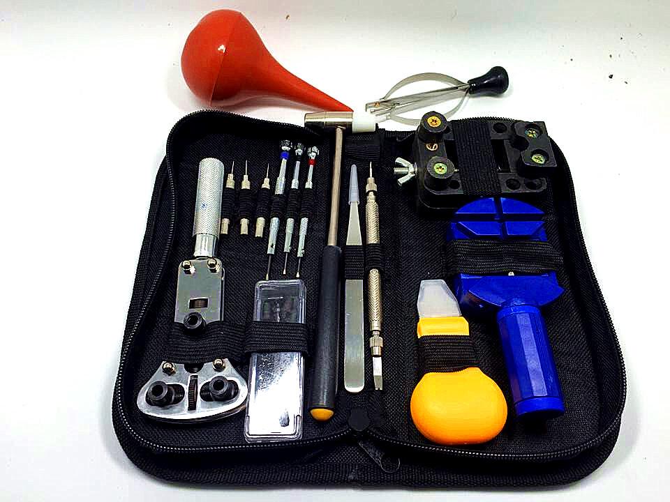 Набір інструментів для ремонту годинників з 147 предметів з відкривачем та сумкою для інструментів для домашнього використання
Набір інструментів для ремонту годинників з 147 предметів з відкривачем та сумкою для інструментів для домашнього використання