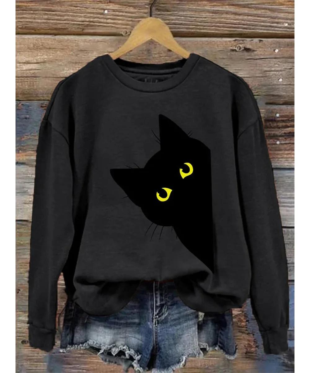 Черная толстовка с принтом кота 3D печать Худи Женская мода Толстовки с длинным рукавом Круглый вырез Уличная одежда Оверсайз Одежда для девочек 5XL
Черная толстовка с принтом кота 3D печать Худи Женская мода Толстовки с длинным рукавом Круглый вырез Уличная одежда Оверсайз Одежда для девочек 5XL