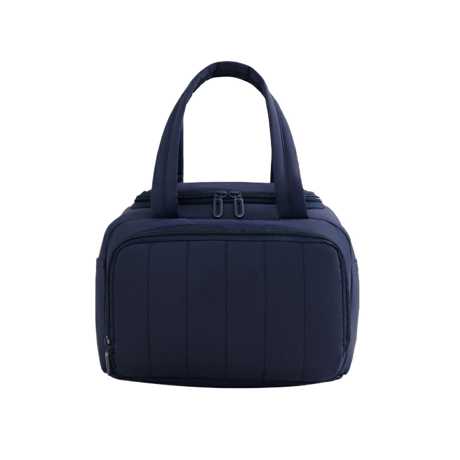 Insulated Lunch Bag Portable Handheld Bento Box Carrier Thermal Food Storage Bag for School Work Travel with Double Zipper Closure one size тёмно-синий
Insulated Lunch Bag Portable Handheld Bento Box Carrier Thermal Food Storage Bag for School Work Travel with Double Zipper Closure one size тёмно-синий