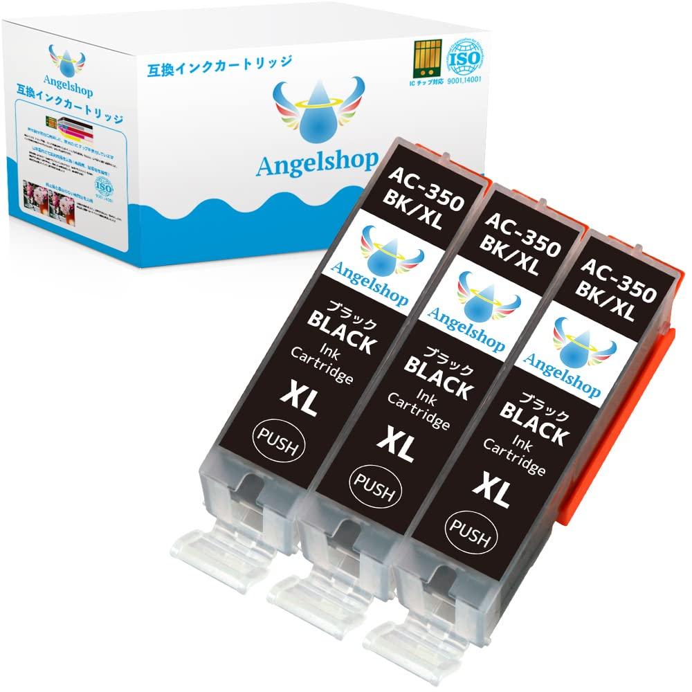Angelshop Compatible Canon Ink Cartridges with Remaining Ink Level Display BCI-350XLBK (High Yield, Black, 3-Pack)
Angelshop Compatible Canon Ink Cartridges with Remaining Ink Level Display BCI-350XLBK (High Yield, Black, 3-Pack)