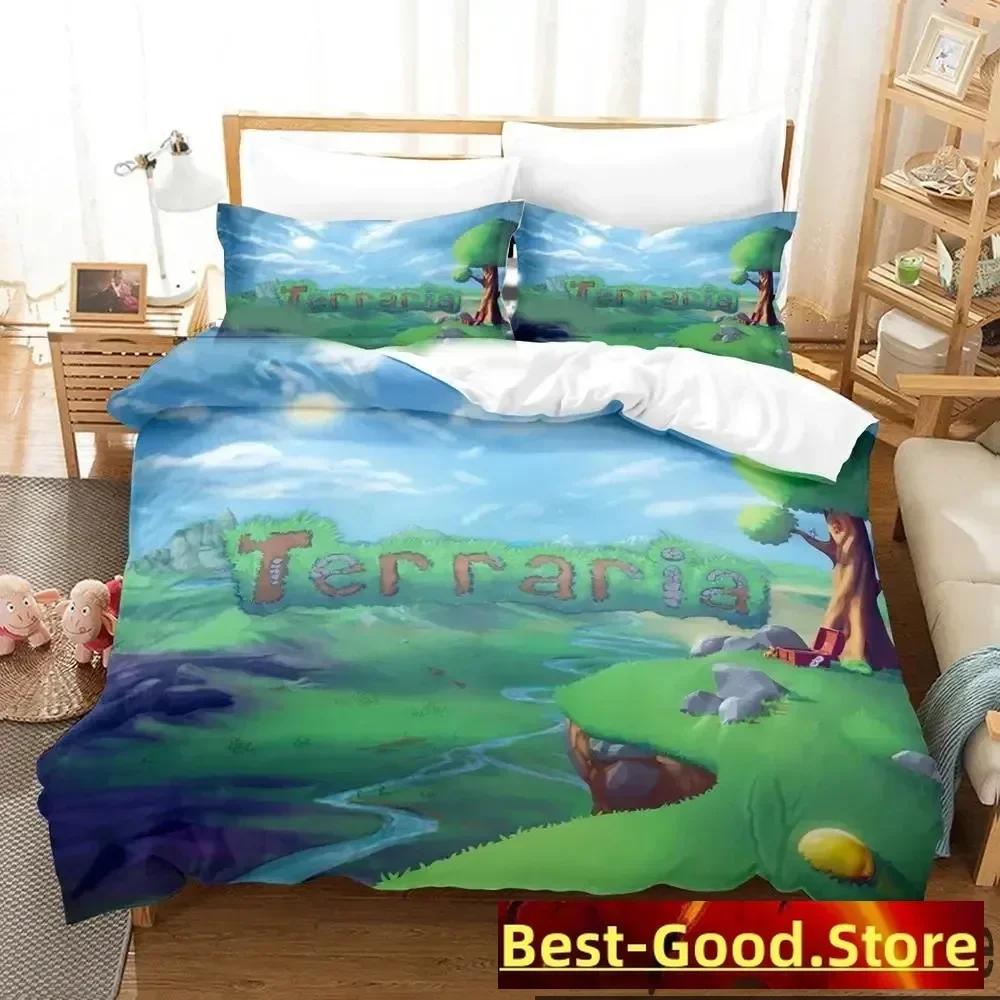 3D Terraria Bedding Set Printed Bed Set With Pillowcase Bed Duvet Cover Soft Single Double Queen Super King Size boys Adult EU Single(135*200cm)3pcs
3D Terraria Bedding Set Printed Bed Set With Pillowcase Bed Duvet Cover Soft Single Double Queen Super King Size boys Adult EU Single(135*200cm)3pcs