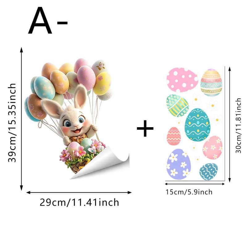 New Easter Flower Rabbit Sticker Self-Adhesive PVC Wall Stickers Removable Waterproof Festival Party Sticker Glass Decoration AS SHOW
New Easter Flower Rabbit Sticker Self-Adhesive PVC Wall Stickers Removable Waterproof Festival Party Sticker Glass Decoration AS SHOW