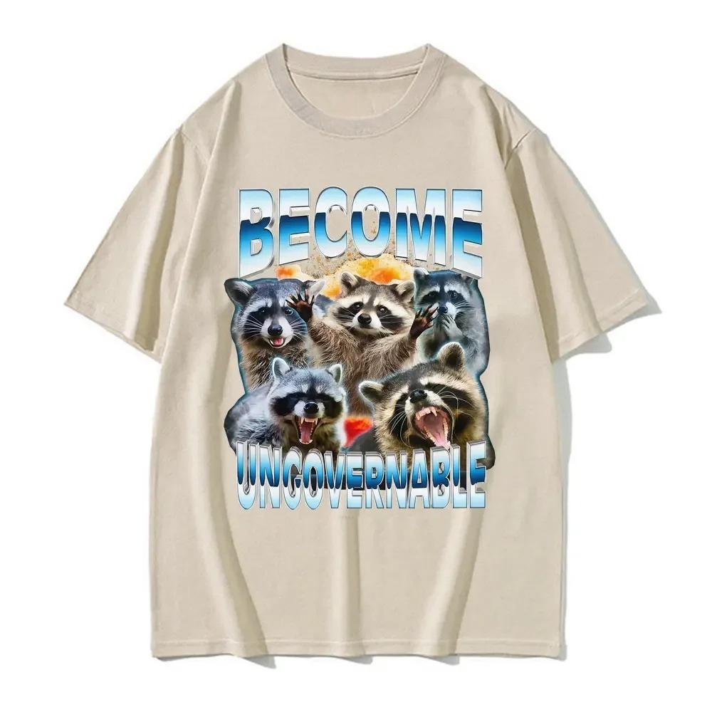 Become Ungovernable Funny Raccoon Meme T Shirts Women Y2K Vintage Graphic T Shirt Short Sleeve ONeck Tshirt Tops Personality 4XL
Become Ungovernable Funny Raccoon Meme T Shirts Women Y2K Vintage Graphic T Shirt Short Sleeve ONeck Tshirt Tops Personality 4XL