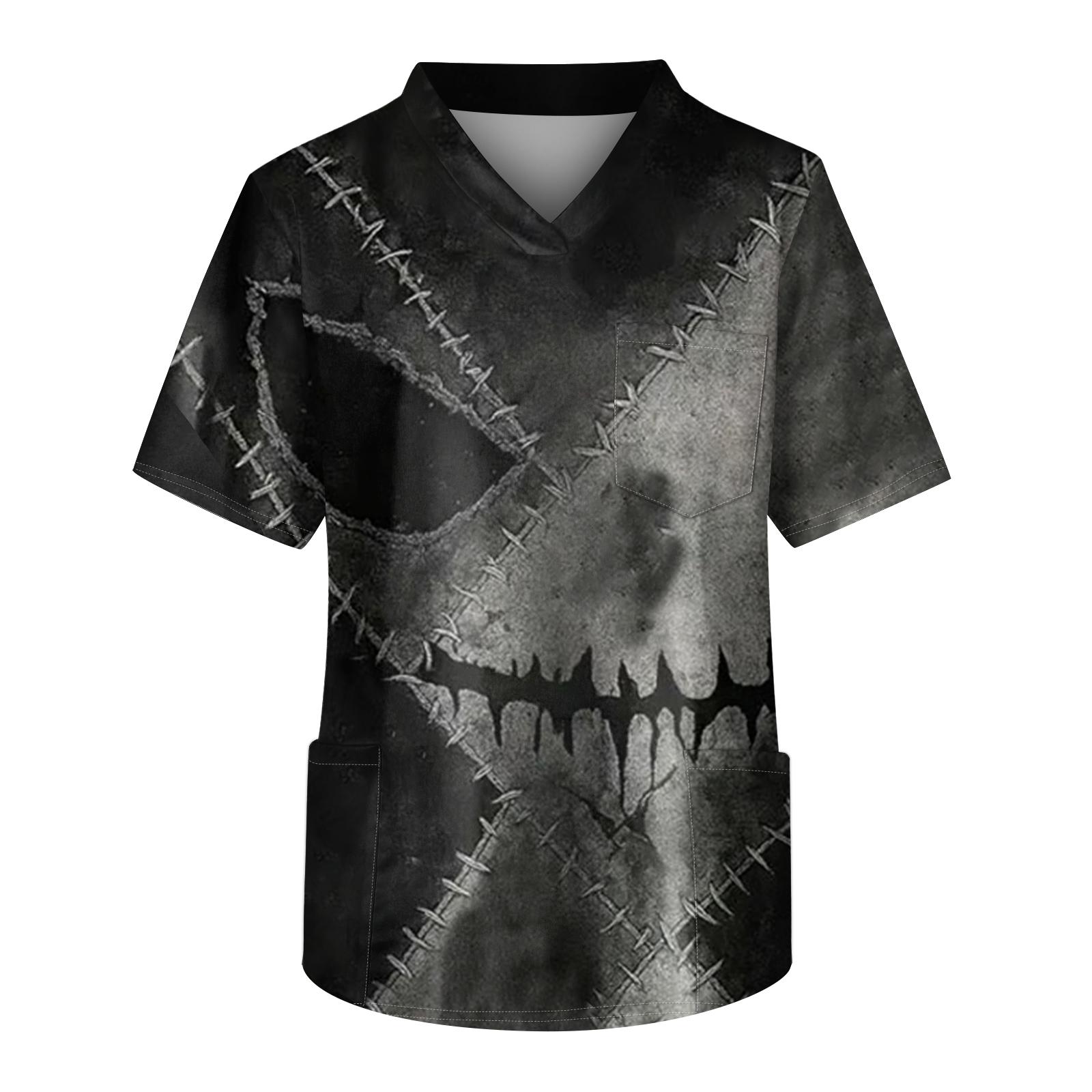 Мужская рабочая блузка с короткими рукавами и v-образным вырезом с принтом, топ с нагрудным карманом XXXXXL чёрный
Мужская рабочая блузка с короткими рукавами и v-образным вырезом с принтом, топ с нагрудным карманом XXXXXL чёрный