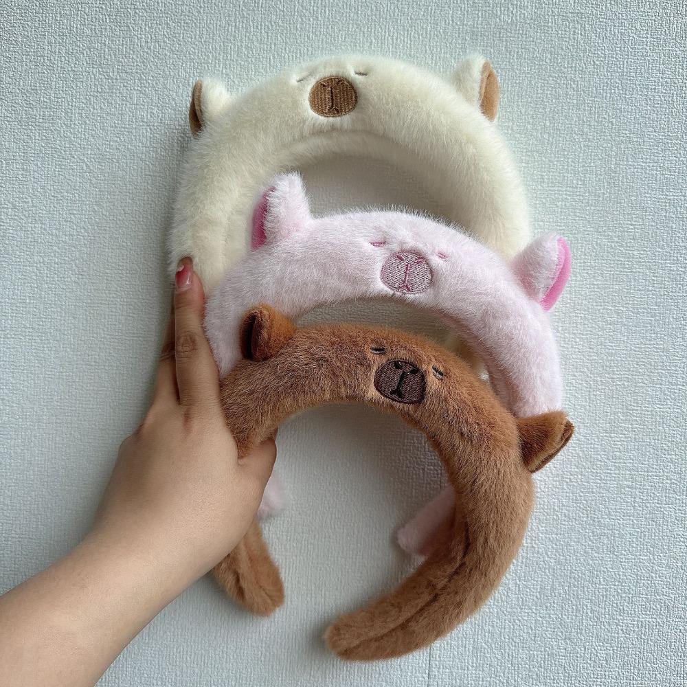 Hair Hoop Capybara Plush Hair Clip Soft Cartoon Animal Hair Accessories Capybara Headband Girls бежевий
Hair Hoop Capybara Plush Hair Clip Soft Cartoon Animal Hair Accessories Capybara Headband Girls бежевий