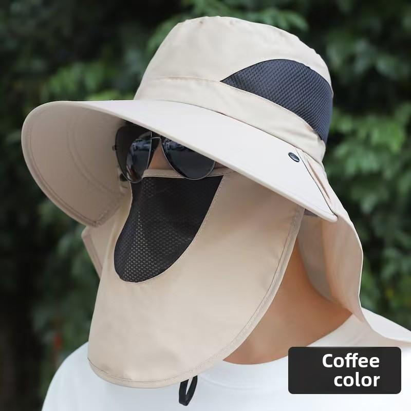 Full-face sun protection, neck protection, anti-mosquito, detachable face shield, large brim, breathable outdoor hat for hiking and fishing, solid 2 pices хаки
Full-face sun protection, neck protection, anti-mosquito, detachable face shield, large brim, breathable outdoor hat for hiking and fishing, solid 2 pices хаки