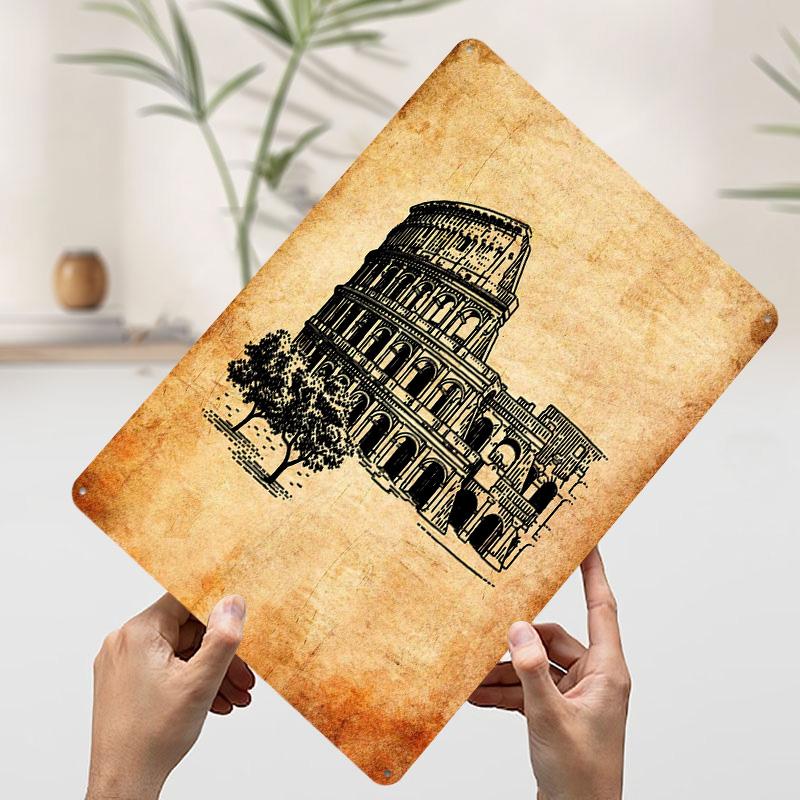 Colosseum Sketch Poster Customized Wall Art Vintage Metal Signs Retro Tin Plaque for Man Cave Garage Decoration Room Home Decor 20x30cm(7.8x11.8inch)
Colosseum Sketch Poster Customized Wall Art Vintage Metal Signs Retro Tin Plaque for Man Cave Garage Decoration Room Home Decor 20x30cm(7.8x11.8inch)
