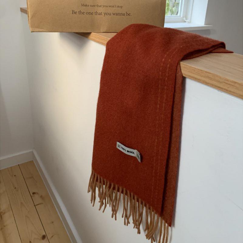 Luxury Australia 100% Pure Wool Scarf Women Man Winter Designer Double-Side Stitching Knitted Cashmere Shawl Female Muffler
Luxury Australia 100% Pure Wool Scarf Women Man Winter Designer Double-Side Stitching Knitted Cashmere Shawl Female Muffler