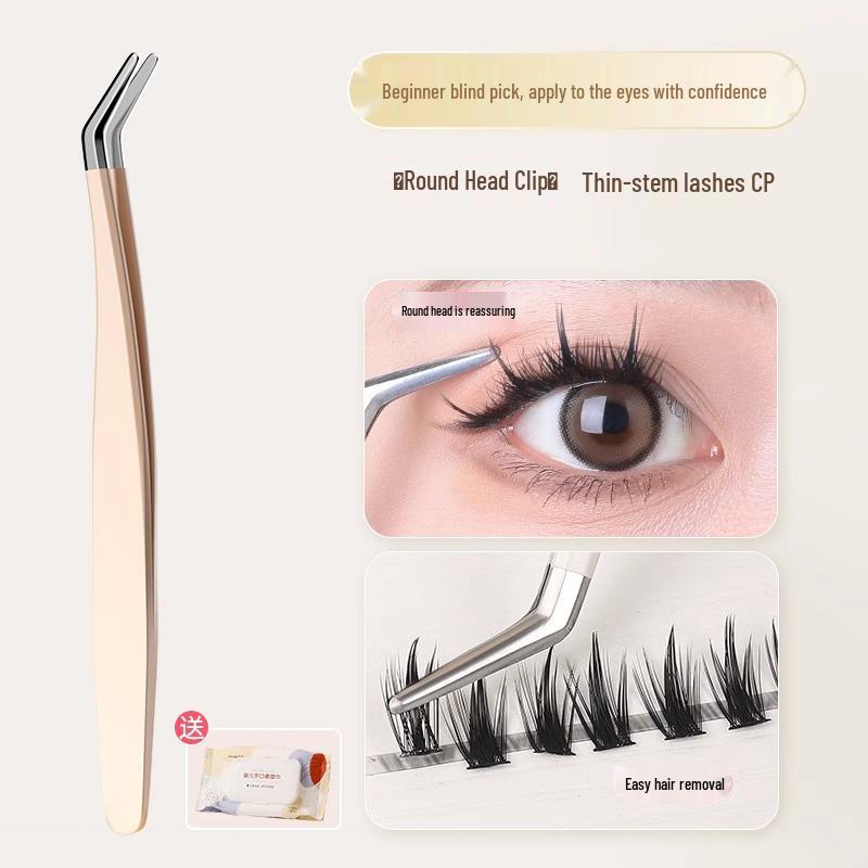 High-Precision Eyelash Tweezers Set for Beginner Technicians - Golden Feather Design
High-Precision Eyelash Tweezers Set for Beginner Technicians - Golden Feather Design