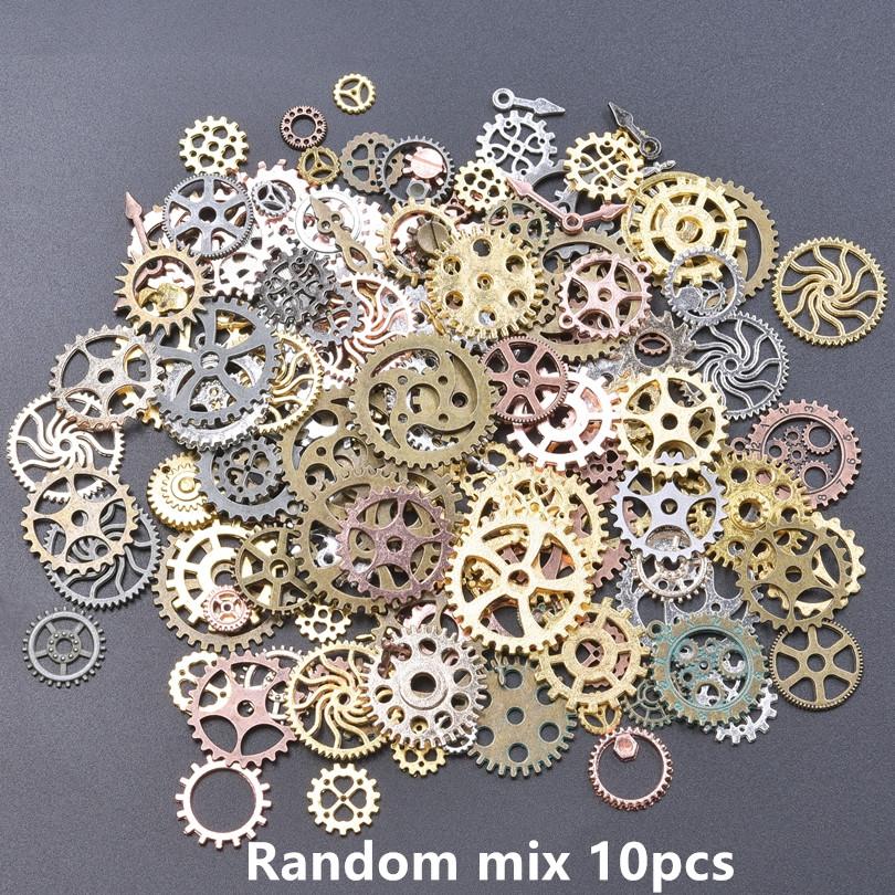 Mixed Color Round Metal Gear Wheel Charms For Jewelry Making Supplies Steampunk Vintage Pendant DIY Necklace Earrings Bracelets
Mixed Color Round Metal Gear Wheel Charms For Jewelry Making Supplies Steampunk Vintage Pendant DIY Necklace Earrings Bracelets