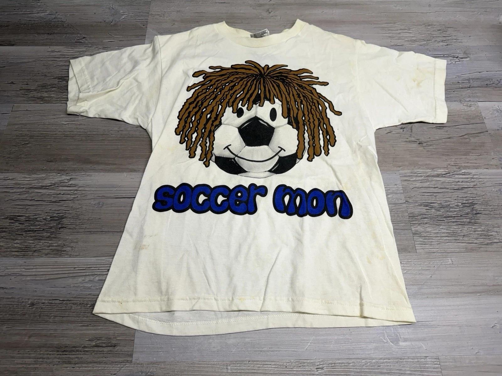Vintage Y2K Funny Soccer Cartoon T-Shirt Soccer Mon Reggae Rasta Ball Size Large 3XL
Vintage Y2K Funny Soccer Cartoon T-Shirt Soccer Mon Reggae Rasta Ball Size Large 3XL
