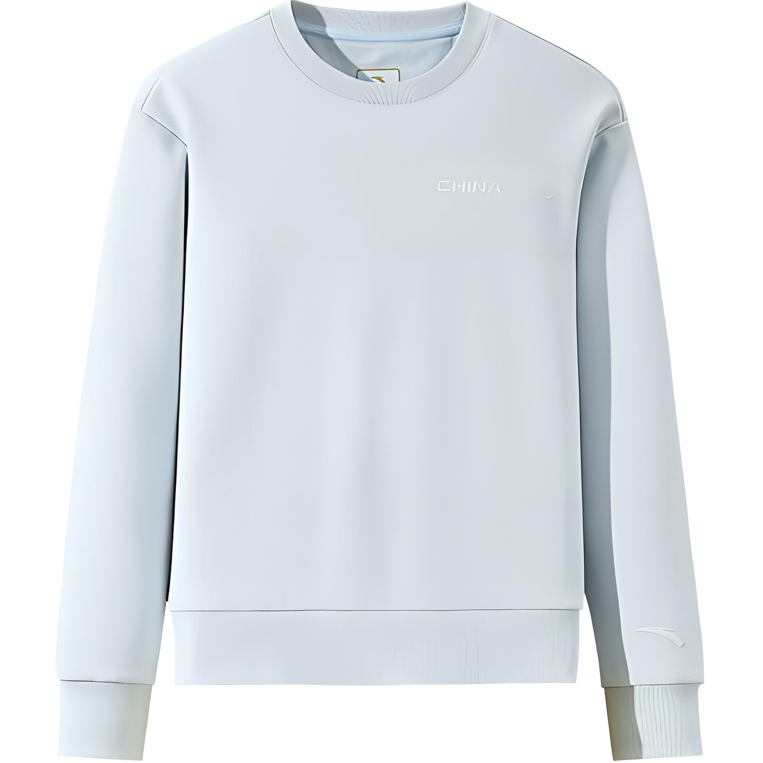 Anta Comfortable Casual Simple Fleece Round Neck Pullover Sweatshirt Women sweatshirt Light-Gray Blue 162447713N-2 S
Anta Comfortable Casual Simple Fleece Round Neck Pullover Sweatshirt Women sweatshirt Light-Gray Blue 162447713N-2 S
